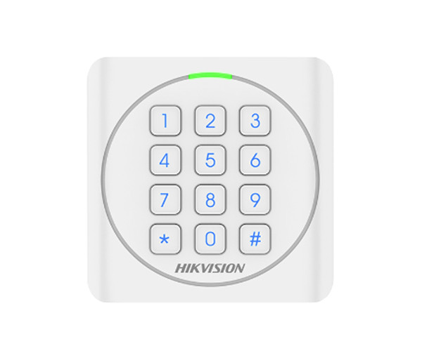 【?？低旾C密碼門禁讀卡器】?？低旽IKVISION數字鍵盤門禁IC讀卡器DS-K1801MK