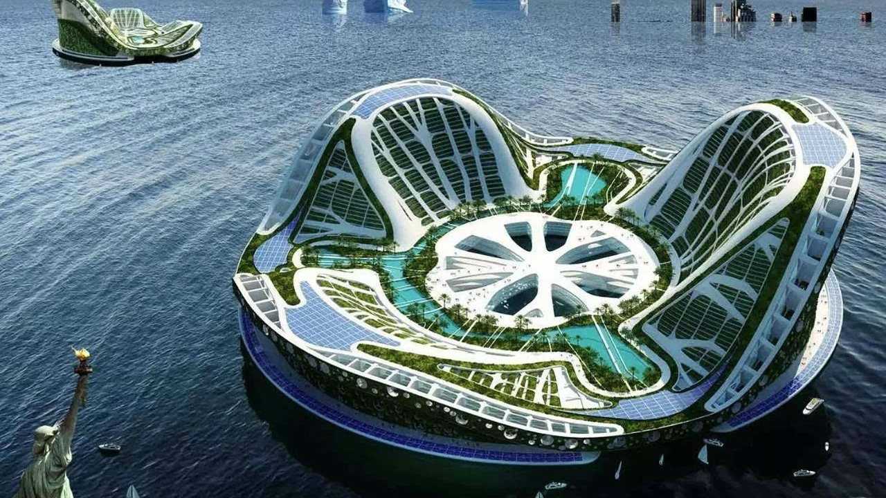 海上漂浮城市概念落地，未來(lái)生活空間的多元化展望與探索