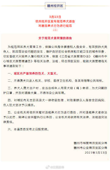贛州公園犬只傷人事件通報(bào)，責(zé)任追究與防范措施的反思