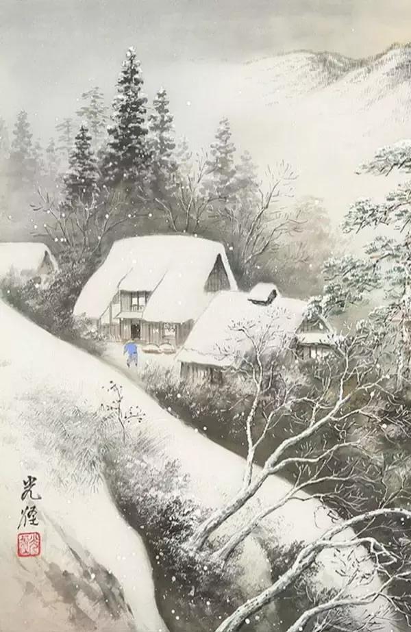 透過窗戶看雪，世界雪景盡收眼底