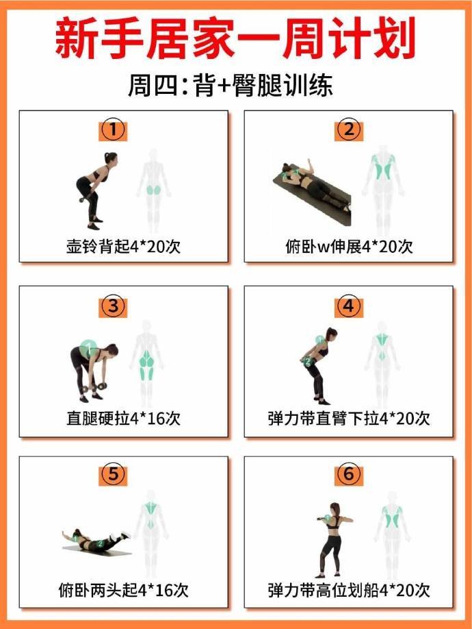 家庭全身鍛煉計劃，輕松打造完美身材