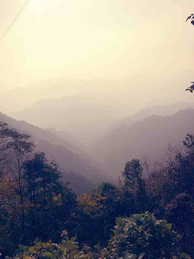 清晨霧漫山川，詩(shī)意畫卷的朦朧之美